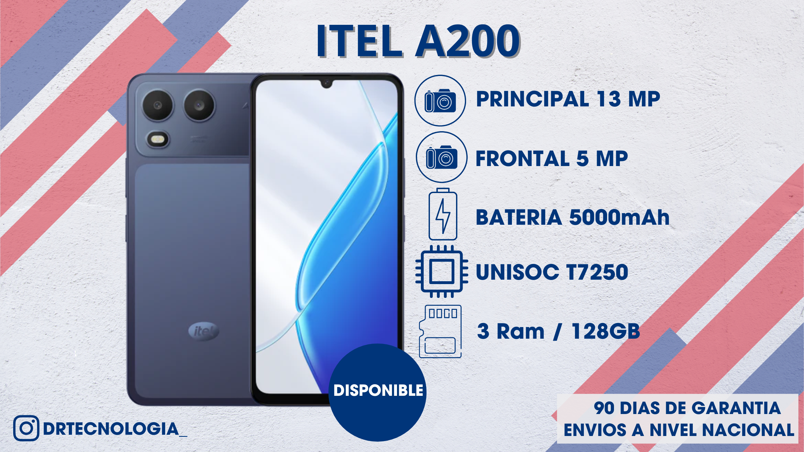 TELEFONO ITEL A200 3/128GB 